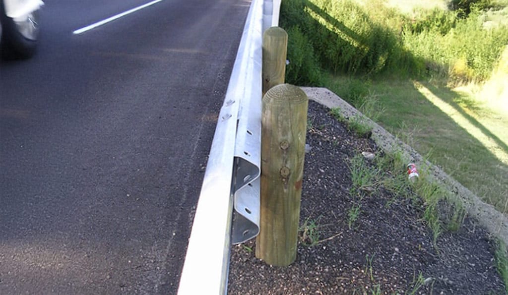 GSI Highway Post Category Image of a timber post